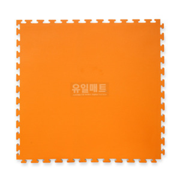 불에강한 난연스포츠 바닥퍼즐매트 1mX1m(20T) 오렌지 ES1503